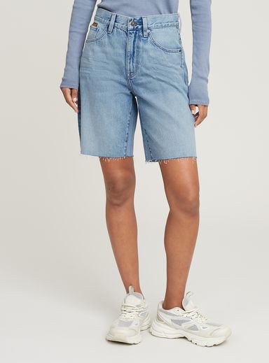 Viktoria Bermuda Shorts Raw Edge